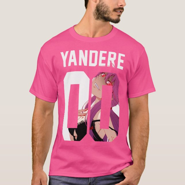 Yandere Jersey T Shirt (Framsida)
