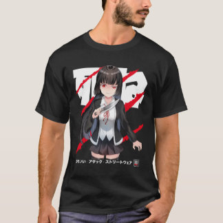 Yandere Kawaii Japanska Anime T Shirt