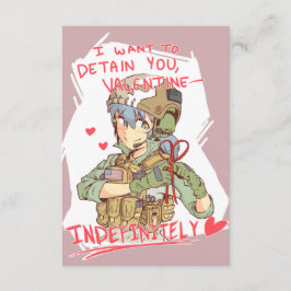 Yandere Operator Valentine 1 Inbjudningar