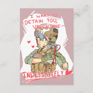 Yandere Operator Valentine 1 Inbjudningar