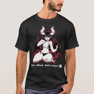 Yandere Succubus Kawaii Japanska Anime Pullover Ho T Shirt