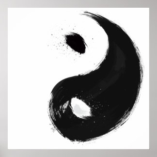 Yang 24 tum x 24 tum, värde Poster Pappert (projek