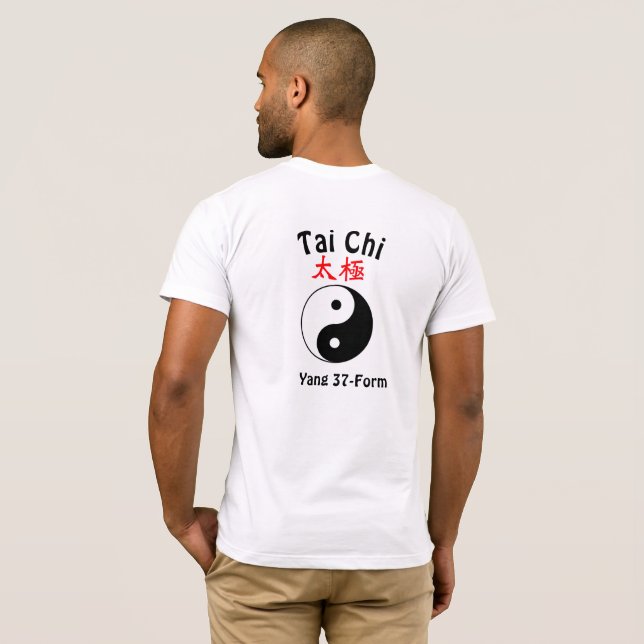 Yang 37-Form Tai Chi  T Shirt (Hel baksida)