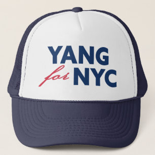 Yang för NYC New York City Mayor Val Support Keps