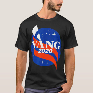 Yang Gang 2020 Space Yang för president Rally och T Shirt