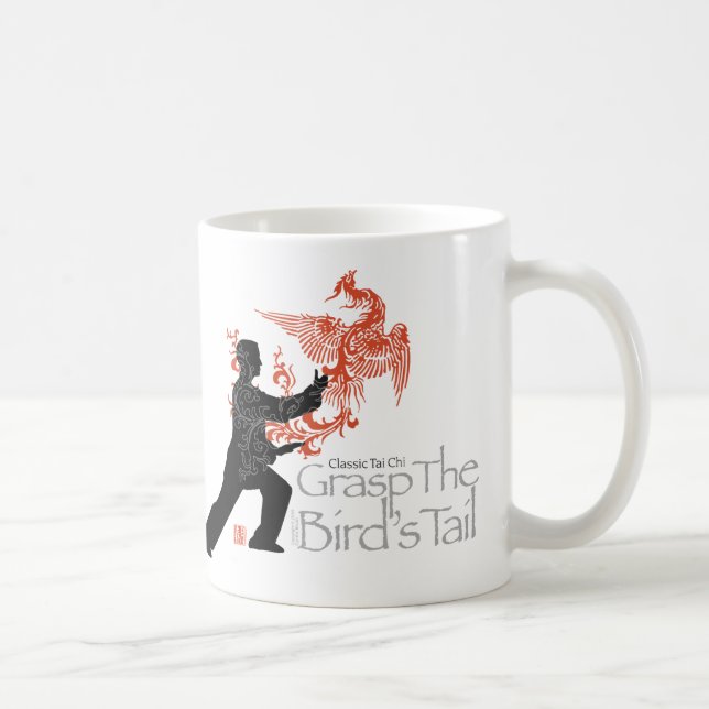 Yang Tai Chi"avfyra Phoenix" den keramiska muggen Mugg (Höger)