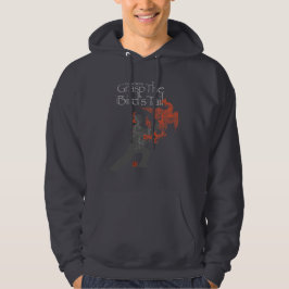 Yang Tai Chi"avfyra Phoenix" den mörka hoodien Sweatshirt Med Luva