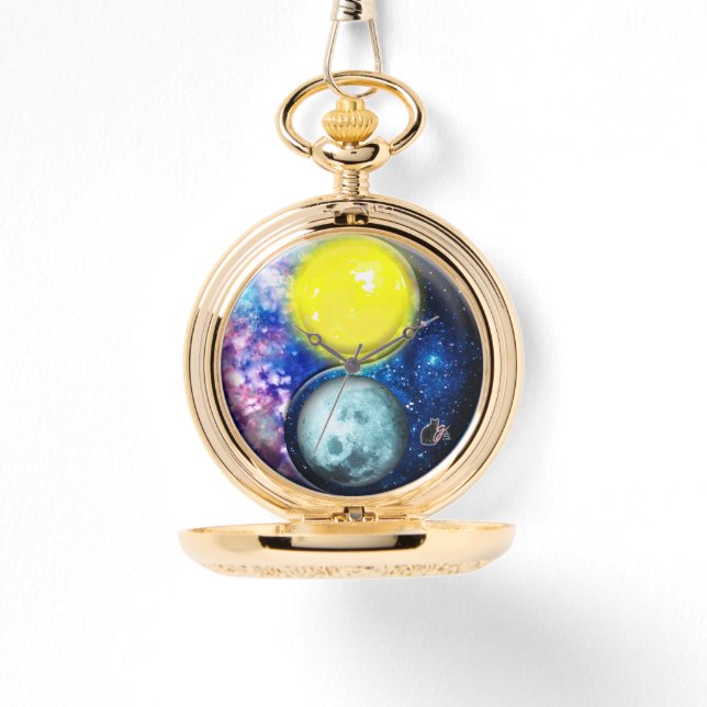 Yang-Yin / Sol-Måne Armbandsur (Framsida)