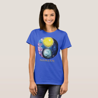 Yang-Yin / Sol-Måne Namaste T-Shirt