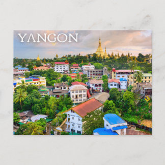 Yangon, Myanmar (Burma) vykort