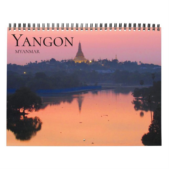 yangon myanmar kalender (Omslag)