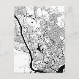 Yangon Myanmar Map Vykort