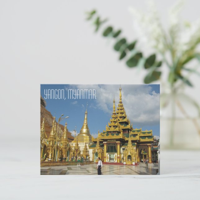 Yangon, Myanmar Vykort (Stående Fram)