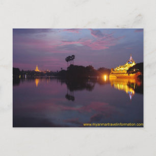 Yangon Royal Sjö 1 Vykort