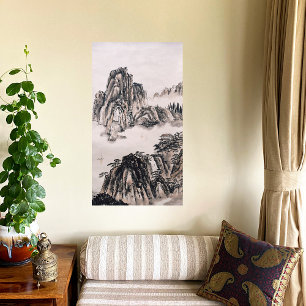 Yangtze River på hösten Canvastryck