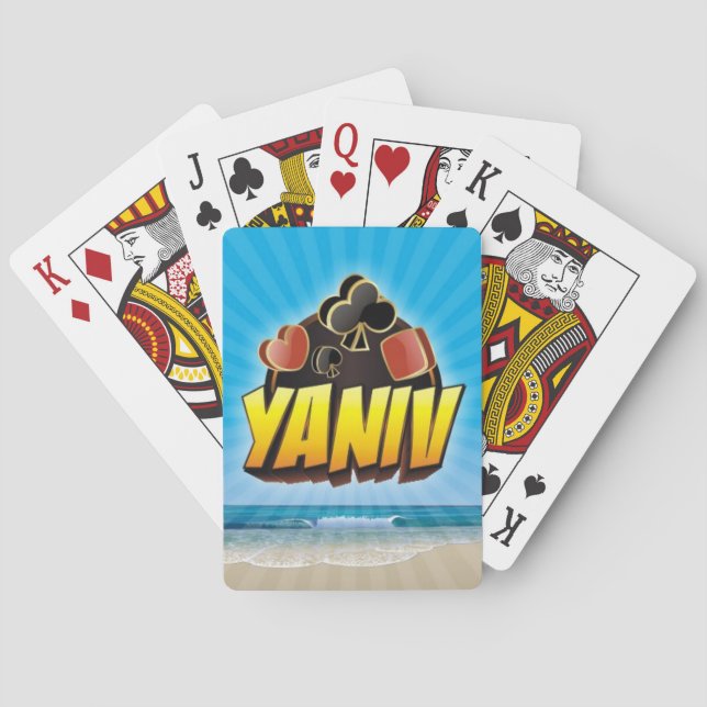 Yaniv-uppspelningskort Casinokort (Baksidan)