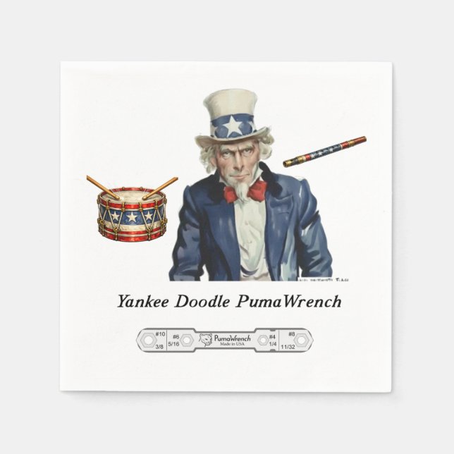 Yankee Doodle PumaWrench Pappersservett (Framsidan)