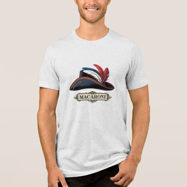 Yankee Doodle's Macaroni T Shirt (Framsida)