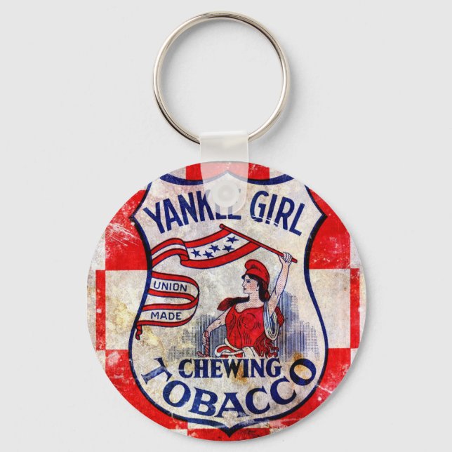 Yankee Girl Chewing Tobacco Nyckelring (Framsida)