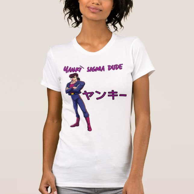 Yankī Sigma Dude  T Shirt (Framsida)