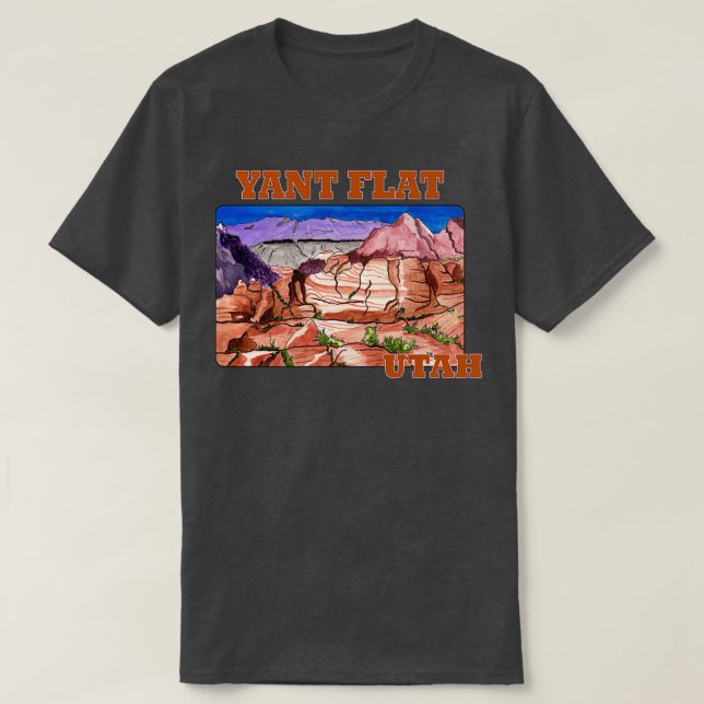 Yant Flat Utah T Shirt (Design framsida)