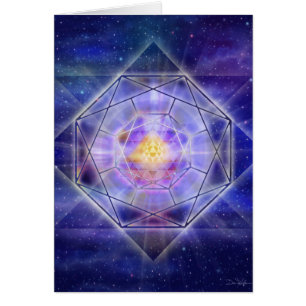 Yantra utrymme hälsningskort