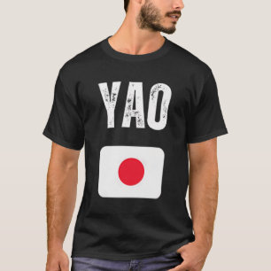 Yao Japan Flagga Travel Souvenir Japanska T Shirt