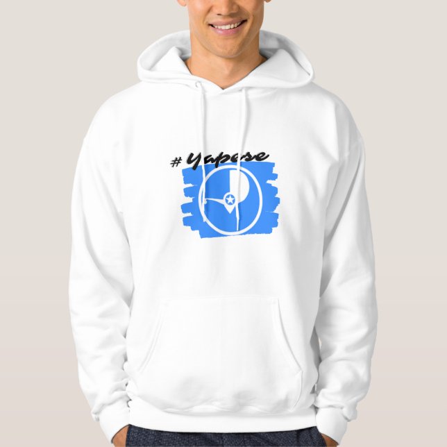 Yap Island Flagga Yapese Pride Hoodie (Framsida)