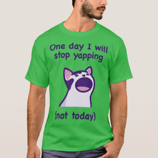 Yappa Mörk Text T Shirt