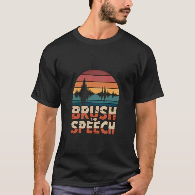 Yapper SLP Retro Palette Talterapi Ljudvåg T Shirt (Framsida)