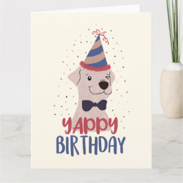 Yappy Birthday Kort