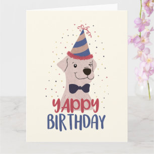Yappy Birthday Kort
