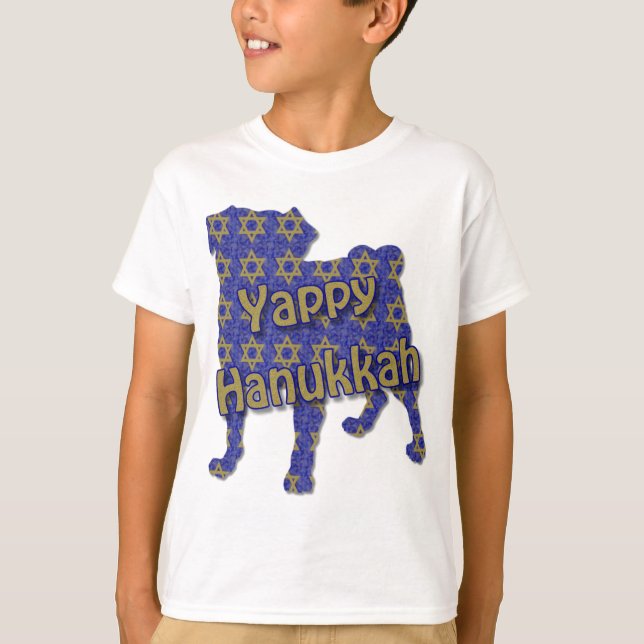 Yappy Hanukkah Tee Shirt (Framsida)