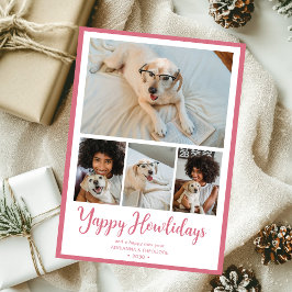 Yappy Howlidays 4 Foto Julkort