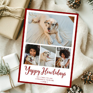 Yappy Howlidays 4 Foto Julkort