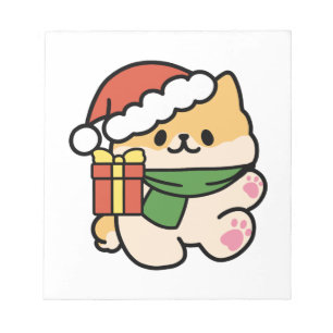 Yappy Howlidays - Cute God-Tecknaden Hund Anteckningsblock