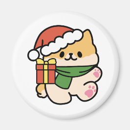 Yappy Howlidays - Cute God-Tecknaden Hund Magnet