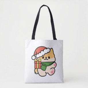 Yappy Howlidays - Cute God-Tecknaden Hund Tygkasse