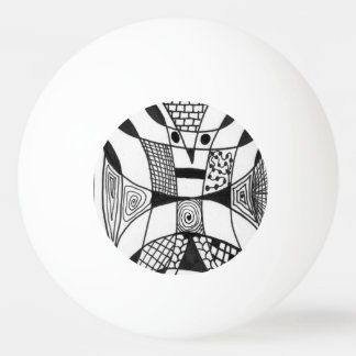 "Yappy Hund" Abstrakt Ping Pong Boll