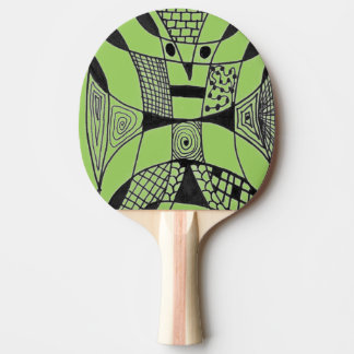 "Yappy Hund - grönt" Abstrakt Ping Pong Paddle Pingisracket