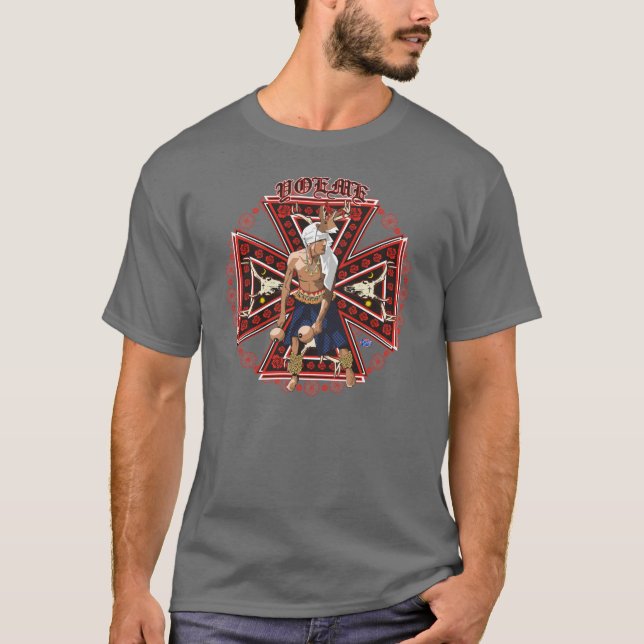 Yaqui hjortdansare tee shirt (Framsida)