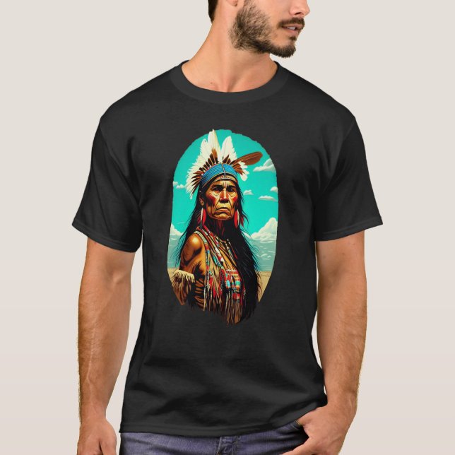 Yaqui Nation Native American Yaqui Woman Indigenou T Shirt (Framsida)