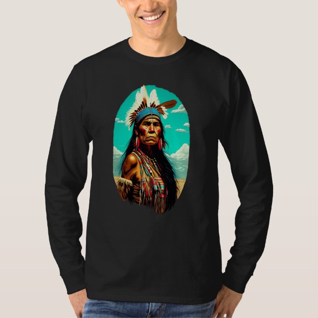 Yaqui Nation Native American Yaqui Woman Indigenou T Shirt (Framsida)