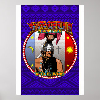 Yaqui nation yoeme poster hjort dancer