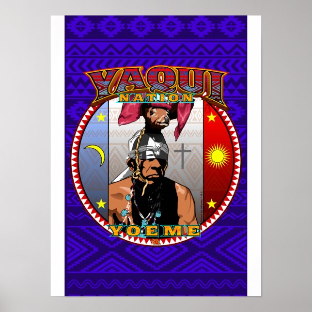 Yaqui nation yoeme poster hjort dancer (Framsidan)