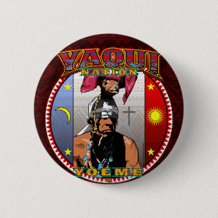 Yaqui Yoeme Hjort Dancer design Knapp