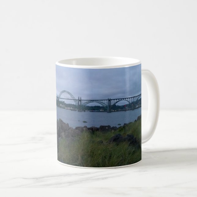 Yaquina Bay Bridge, Newport, Oregon Kaffemugg (Framsida höger)