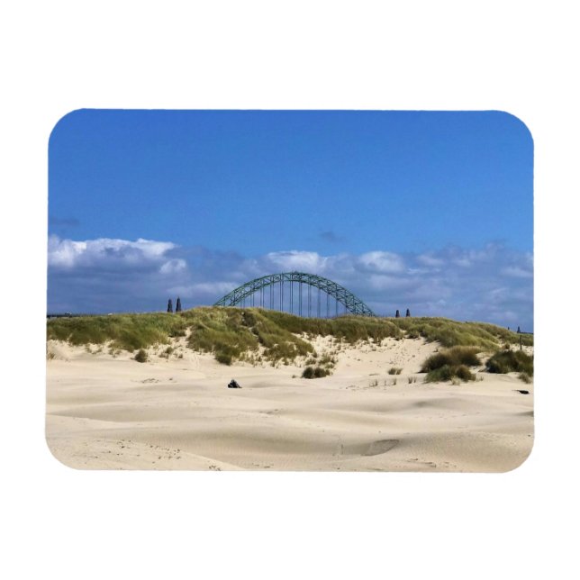 Yaquina Bay Bridge, Newport, Oregon Magnet (Horisontell)
