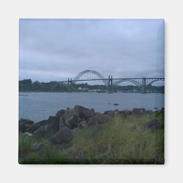 Yaquina Bay Bridge, Newport, Oregon Magnet (Framsidan)