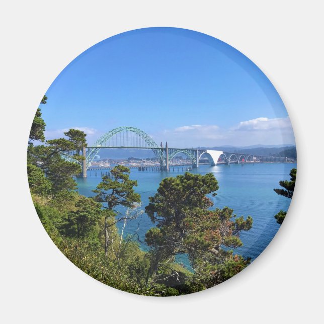Yaquina Bay Bridge, Newport, Oregon Magnet (Framsidan)